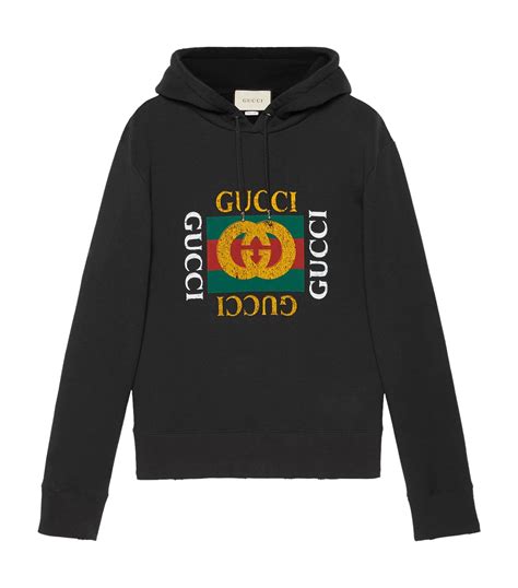 gucci classic logo hoodie|Gucci hoodie reflective.